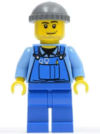 Overalls with Tools in Pocket Blue · cty0247