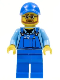 Overalls with Tools in Pocket Blue · cty0544