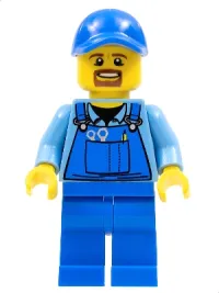 Overalls with Tools in Pocket Blue · cty0574