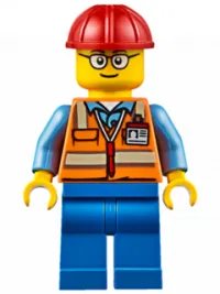 Orange Safety Vest with Reflective Stripes · cty0630