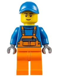 Overalls with Safety Stripe Orange · cty0609
