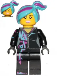 Lucy Wyldstyle with Magenta Lined Hoodie · tlm201