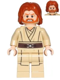 Obi-Wan Kenobi (Mid-Length Tousled with Center Part Hair) · sw0489