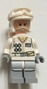 Hoth Rebel Trooper White Uniform (Tan Beard · sw0734