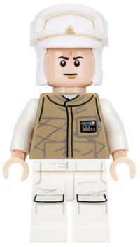 Hoth Rebel Trooper Dark Tan Uniform (Frown) · sw0735