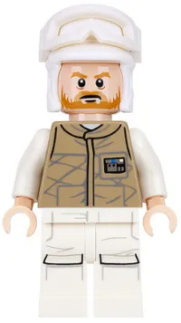 Hoth Rebel Trooper Dark Tan Uniform (Brown Beard) · sw0736