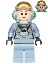 Rebel Pilot A-wing (Open Helmet · sw0743