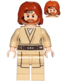 Obi-Wan Kenobi (Mid-Length Tousled with Center Part Hair and Headset) · sw0846