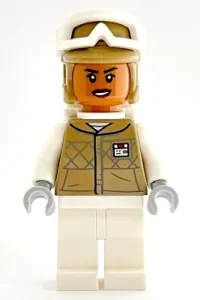 Hoth Rebel Trooper Dark Tan Uniform and Helmet · sw1185