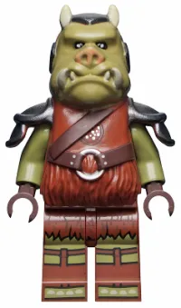 Gamorrean Guard (Reddish Brown Printed Legs) · sw1196