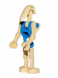 Battle Droid Pilot with Blue Torso and Straight Arm · sw0095