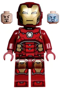 Iron Man with Silver Hexagon on Chest · sh612