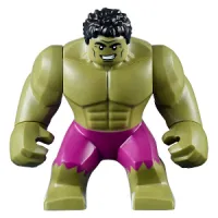 Hulk with Black Hair and Magenta Pants · sh643
