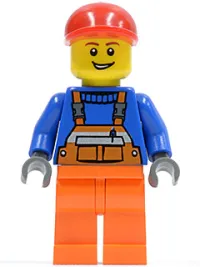 Overalls with Safety Stripe Orange · cty0188